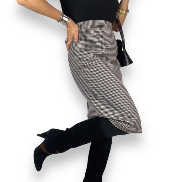 Vintage wool houndstooth pencil skirt by SAG HARBOR - Picture 15 of 16